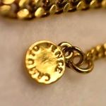 Vince Camuto  Spike  Gold Tone Link Chain Statement Chic Bib Necklace Photo 3