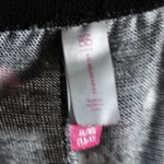 No Boundaries Vintage Y2K 2007 Black White Knit Like Capri Cut Lounge Pants Size XL Juniors Photo 6