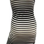 Love Tree  Women's Striped Black & White Knit Dress Size Large Photo 1