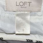 Loft WOMEN BLACK WHITE PLAID A LINE MINI SKIRT WOOL BLEND RUFFLE DETAIL SIZE 0 Photo 5