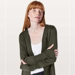 Lululemon ‎ City Cardigan Sz 4 Forest Photo 4