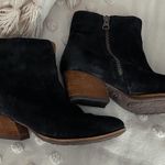 Boutique Black Suede Booties  Photo 0