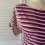 Apt. 9  Purple White Patterned Short Sleeve Flowy Dress (NWT) Photo 1