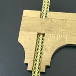 Vintage MONET Herringbone Wheat Gold Tone Twisted Chain 20” Necklace 13g. Photo 6