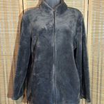 Faded Glory  Gray Fleece Zip Front Sweatshirt Jacket Very Soft XG 16-18 Photo 0