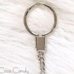 Clinique 🆕 Signature C Logo Silver Keychain Photo 2