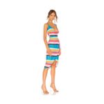 Lovers + Friends Brand New  Orchid Dress in April Stripes Hi Low Women's XS Photo 2