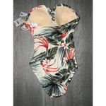 Kona Sol Swimwear New - Women's Pique Bandeau High Coverage One Piece Swimsuit Photo 4