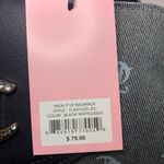 Juicy Couture NWT “Pack It Up” Backpack in Black/Silver Photo 11