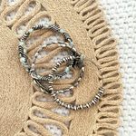 Alex & Ani Set of 3 Evolution of Heart Milkweed Forest Blessing Wrap Bracelets Silver Photo 5