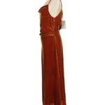 Chic Rust orange velvet Dress Size 6 Photo 1