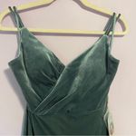 RenzRags Velvet Dress Size Small Gray Wrap Front Bridesmaid Prom Whimsical Goth Photo 1