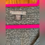 Peace & Pearls  Heathered Gray Tank Top Plus Size 2X Tie Front V-Neck Sleeveless Photo 2