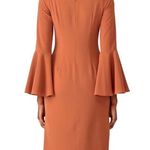 Keepsake Harmony Bell Sleeve Off the Shoulder Terracotta Slit Midi Dress Size S Photo 2