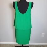 Amanda Uprichard Large Blouson Sleeveless Mini Tank Dress Tie Front Flowy Scoop Photo 2