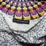 Brandy Melville  Floral Mini Dress Spaghetti Strap White Blue Photo 2