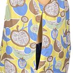 BODEN light blue and yellow tank top with side zipper. Size UK 14/US 10. EUC Photo 6