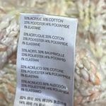 Free People Beige Knit Chunky Long Sleeve Oversized Pullover Sweater Top Size L Photo 4