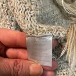 Paper Crane  Cardigan‎ Sweater Medium Knit Fringe Photo 4
