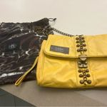KIM KARDIASHIAN Yellow Studded Shoulder Bag by KDASH rare find Photo 5