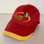 Red/Yellow Florida State Seminoles Embroidered Baseball Cap Hat Red Photo 0