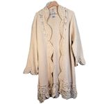 Lacy Afternoon‎ Cardigan Size L Floral Tapestry Duster Lace Boho Cottagecore Size L Photo 1
