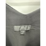 J.Crew  Top Women XXS Black Drapey Velvet V-Neck Sleeveless Camisole Photo 3