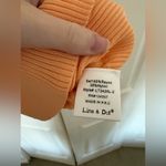 Line and Dot NWT  Orange Ribbed V-Neck Tank Top Sherbert Orange Size Medium Photo 7