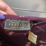 EXPRESS Vintage Long Maxi Skirt Y2K Floral Boho Size 11/12 90s Purple Photo 5