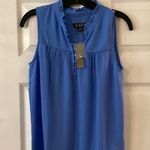 J.Crew LILIAC Sleeveless Ruffled Blouse size XXS length 24” bust 32” brand new Photo 0