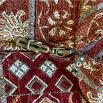 Christopher & Banks Christopher Banks Jacquard Tapestry Blazer Jacket Full Zip Burgundy Womens XL Photo 5