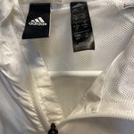 Adidas white cropped wind breaker Photo 2