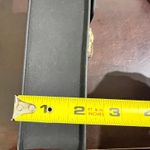 Black Rubber Crossbody North South Bag Golden Bee Accent Studded Mini Purse Photo 4