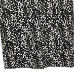 H&M  T-Shirt Dress Size Small Black White Pattern Stretch Blend Womens 3/4 Sleeve Photo 3