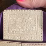 Coach  Cream and Brown Leather Shoulder Bag Photo 12