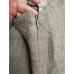 Ellen Tracy Linda‎ Allard  100% Linen Pencil Skirt Khaki Size 16 Photo 3