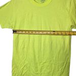 Fruit of the Loom Shirt Women's Small Neon Yellow Platinum Crew Short Sleeve Tee Photo 5