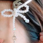 Handmade cute Kawaii fairy grunge style ribbon dangle hair clip 👼❤️🫶🎀 Photo 1