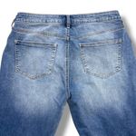 Faded Glory  Womens Denim Blue Jean Skinny Jeans Jeggings Distressed Patched Sz 8 Photo 4