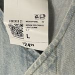 Forever 21  Blue Buttoned Bustier Tank Top Photo 5