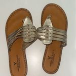 American Eagle  Outfitters Women's Metallic Sandals Photo 0