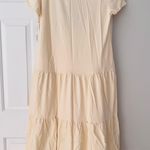 Farm Rio ‘I Love Rio’ Tiered Short Sleeve Midi Dress, Size S Photo 8