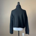 SO  | Black Argyle Turtleneck Knit Sweater Sz L Photo 3