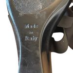 Italian Shoemakers Black Wedge rhinestone Sandals heels Photo 6