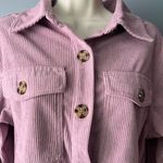 Pink Corduroy Button Photo 2