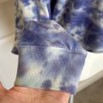 Spiritual Gangster universe is on my side blue & Purple Tie-Dye Sweatshirt crop Photo 5
