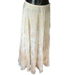 Lafayette 148 Ambria Silk Blend Floral Intarsia Creme Fraiche Maxi Skirt 4 NWT Photo 2