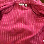 Orvis Vintage Pink Cotton Canvas Classic Lagenlook Coastal jacket oversized S Photo 5