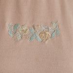 Vintage PS Sport 90s Peach Floral Embroidered Crewneck Sweatshirt Size Medium Photo 2