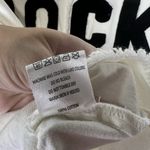 Elan  Denim‎ Jean Jacket Embroidered Rock And Roll Fringe Trim Boho Hippie Size S Photo 9